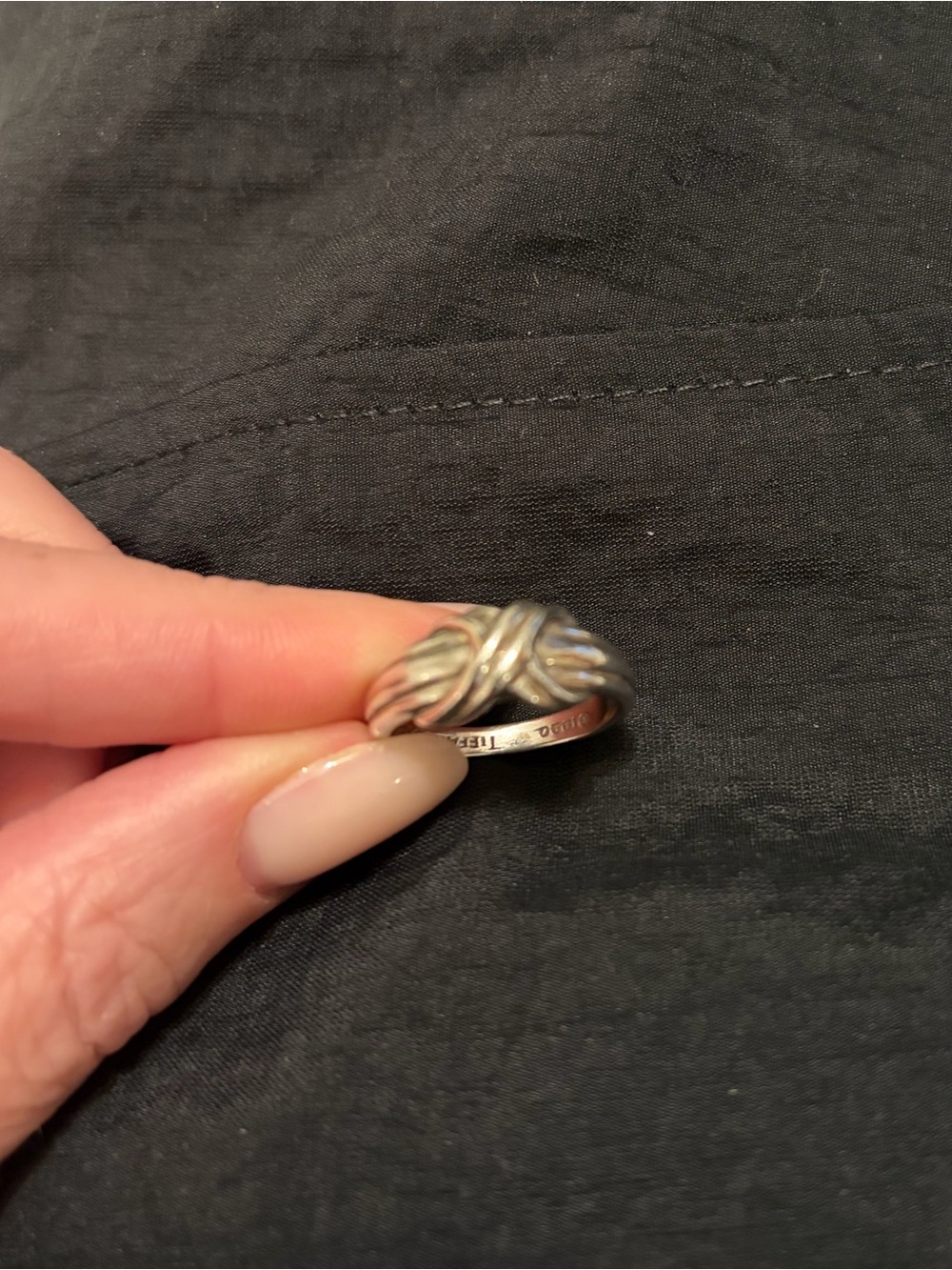 Tiffany & Co. Sterling Silver Knot Ring - Silver - Picture 3 of 8